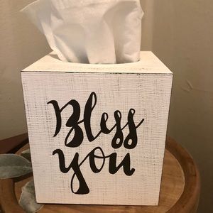 Farmhouse Rustic Kleenex Tissue Box Cover